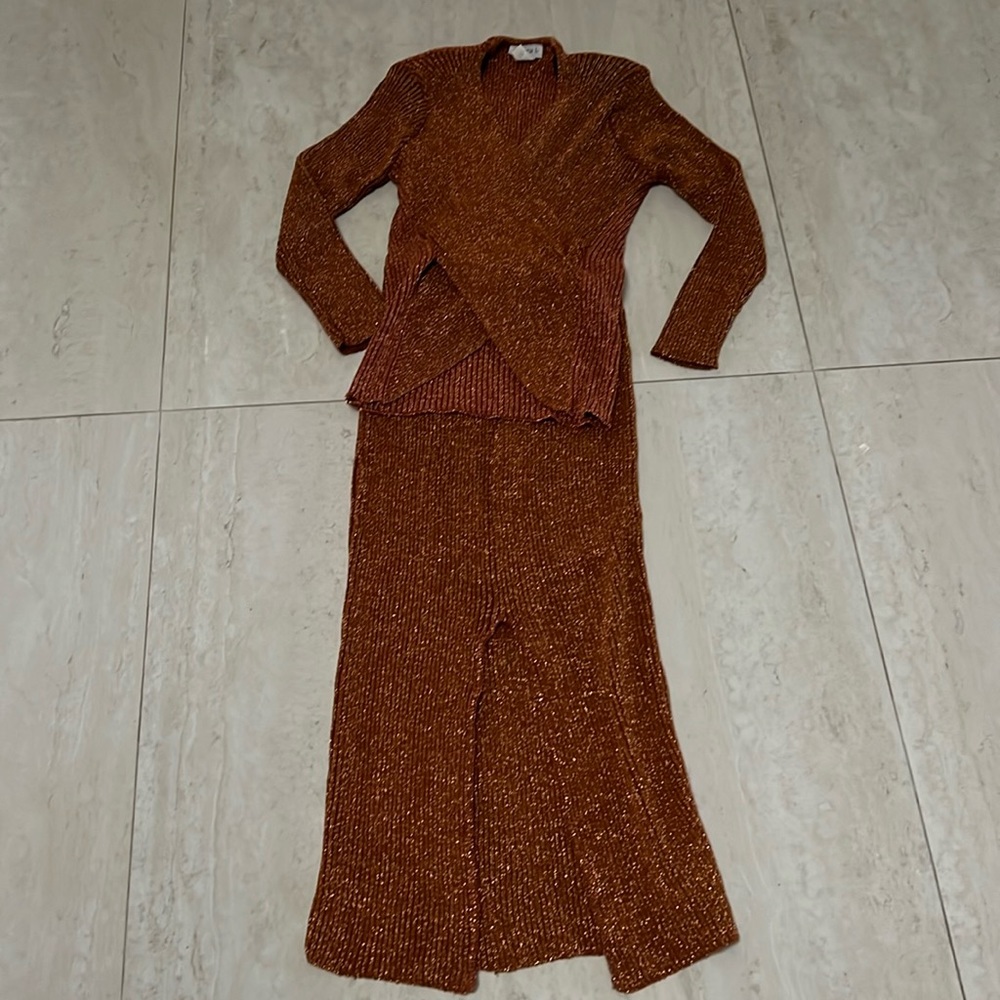 Ralph Lauren Long Sleeve Set - Rust Brown